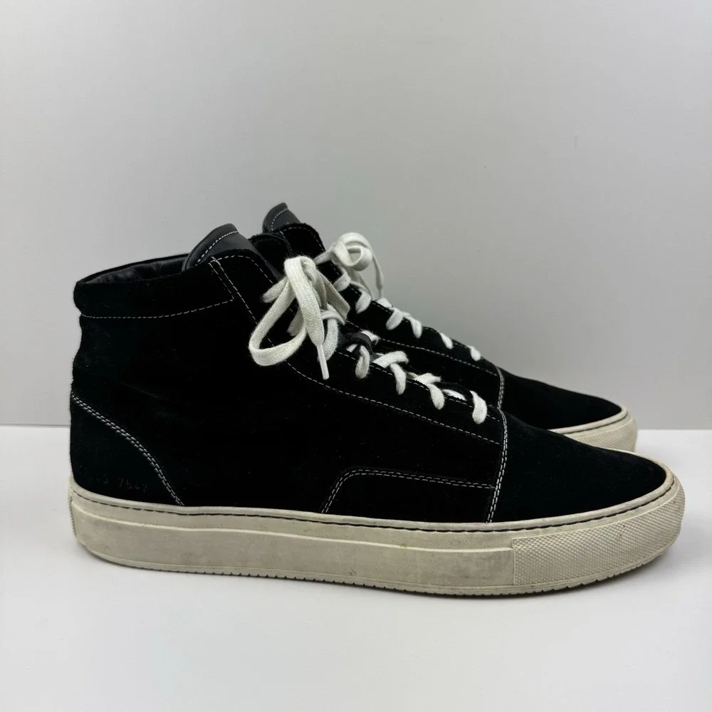 Common Projects High Top Suede Mid Cap Toe‎ Skate Sneakers EU 43 US 10